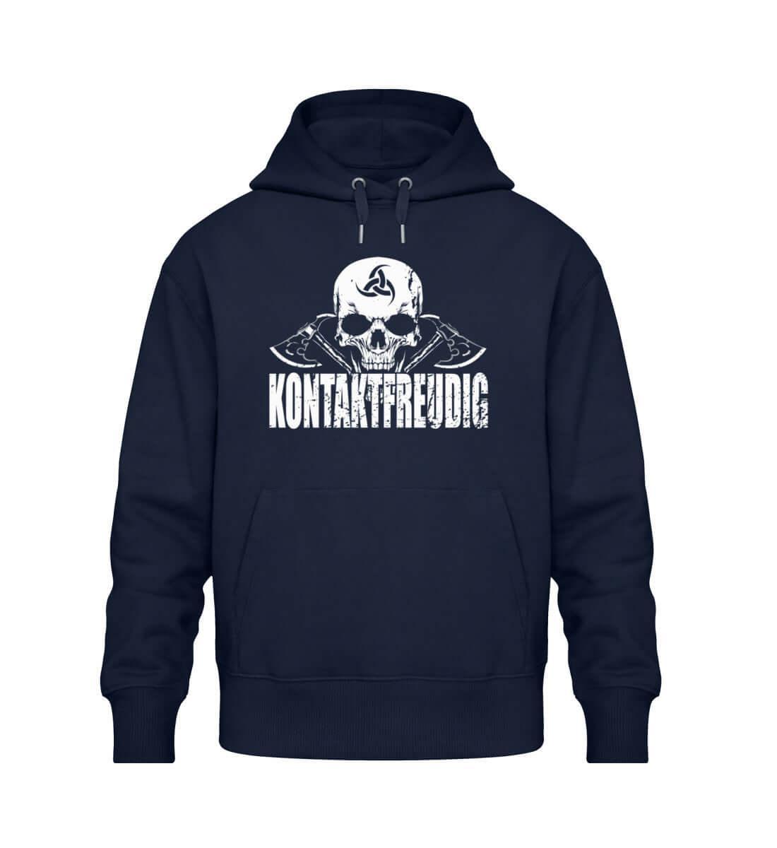 Wikinger Heavy Oversized Hoodie Kontaktfreudig - Nordic Viking Wear