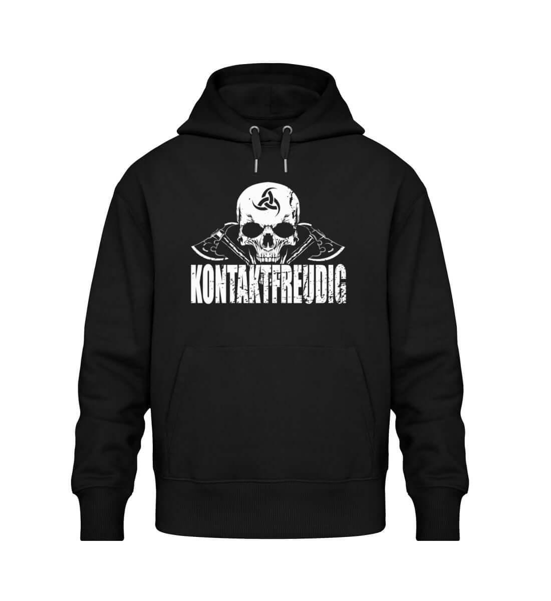 Wikinger Heavy Oversized Hoodie Kontaktfreudig - Nordic Viking Wear