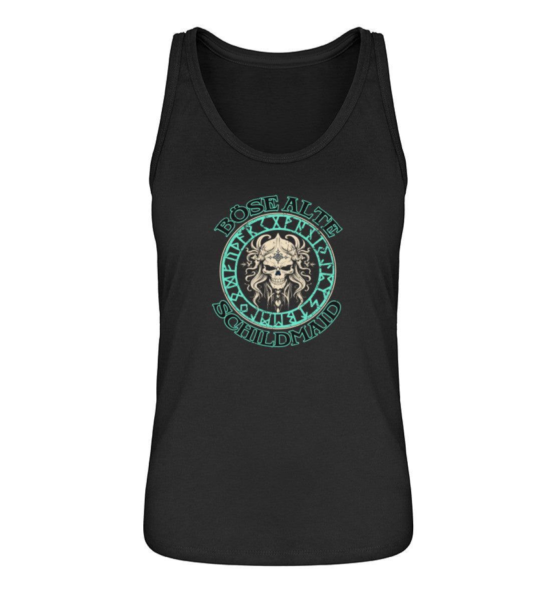 "Böse Alte Schildmaid" Tanktop – Humorvolles Wikinger-Shirt mit Charakter - Nordic Viking Wear