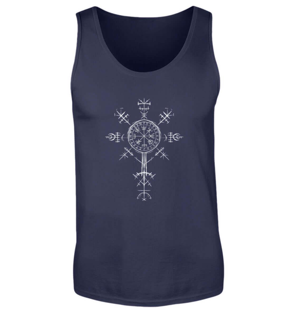 "Vegvísir Nordischer Kompass" Wikinger-Tanktop – Leite Deinen Weg - Nordic Viking Wear