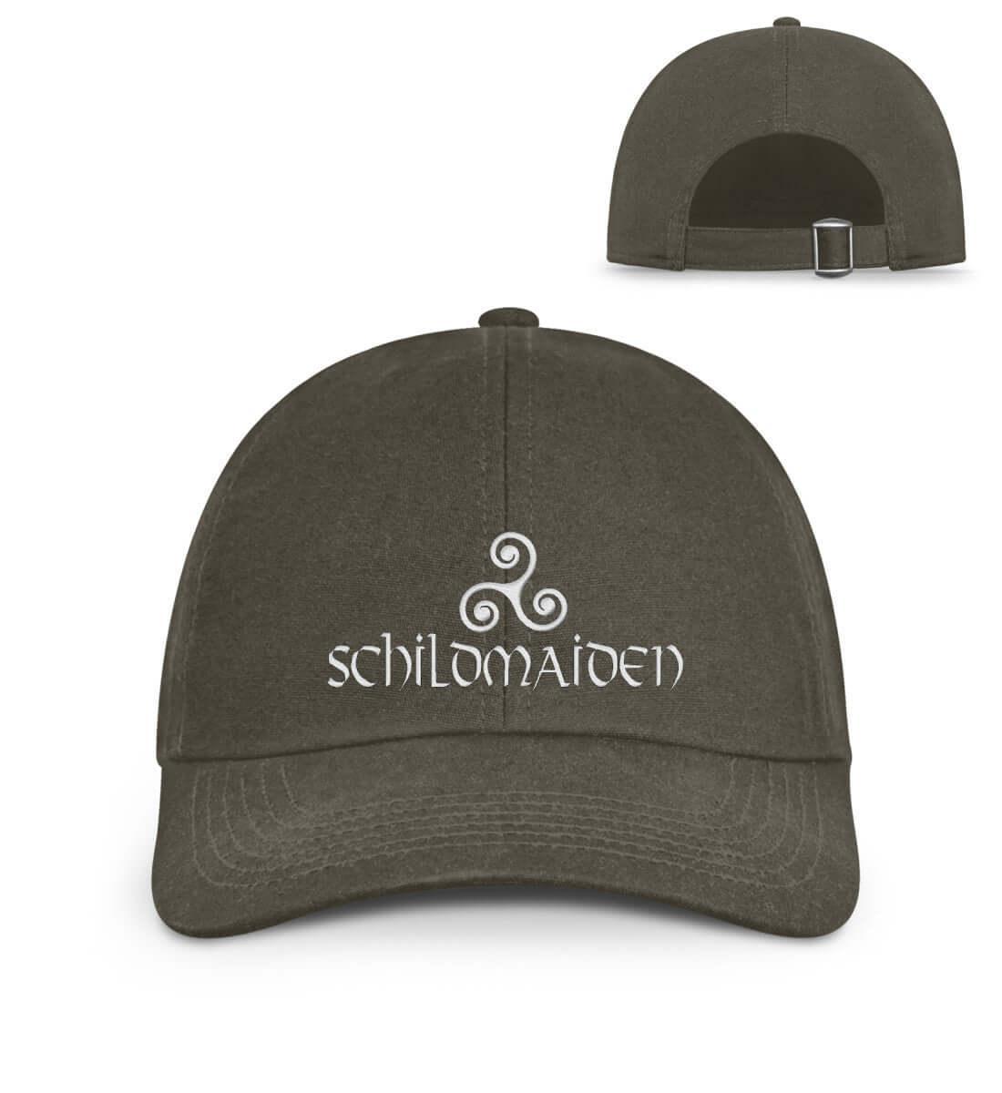"Schildmaiden Ehre: Organic Baseball Kappe mit Signature-Stick – Trage das Erbe" - Nordic Viking Wear