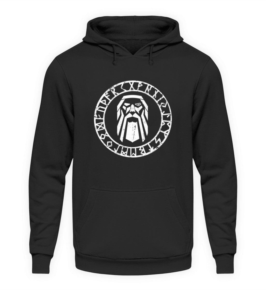 Wikinger Odin Runenkreis Hoodie - Unisex Kapuzenpullover Hoodie - Nordic Viking Wear