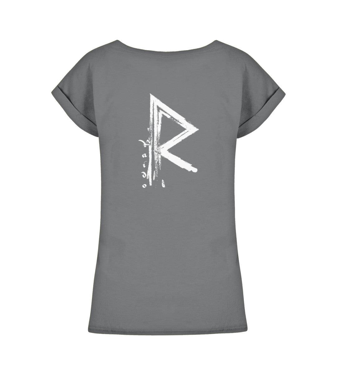 Schildmaiden Extendet Shirt – „Rune Raido“-Design - Nordic Viking Wear