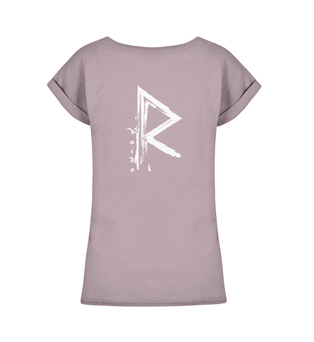 Schildmaiden Extendet Shirt – „Rune Raido“-Design - Nordic Viking Wear