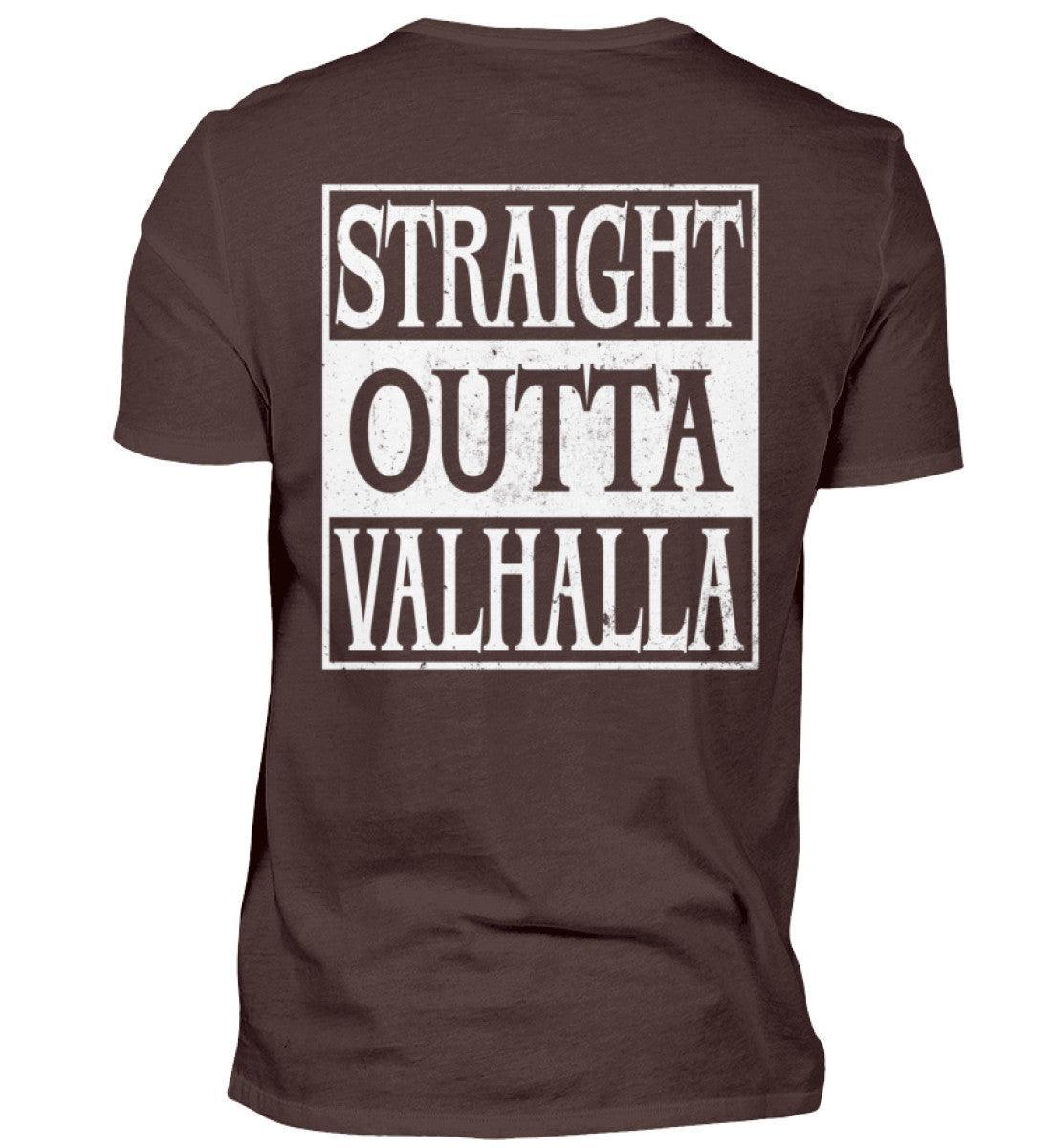 "Straight Outta Valhalla" Wikinger T-Shirt – Für wahre Krieger - Nordic Viking Wear