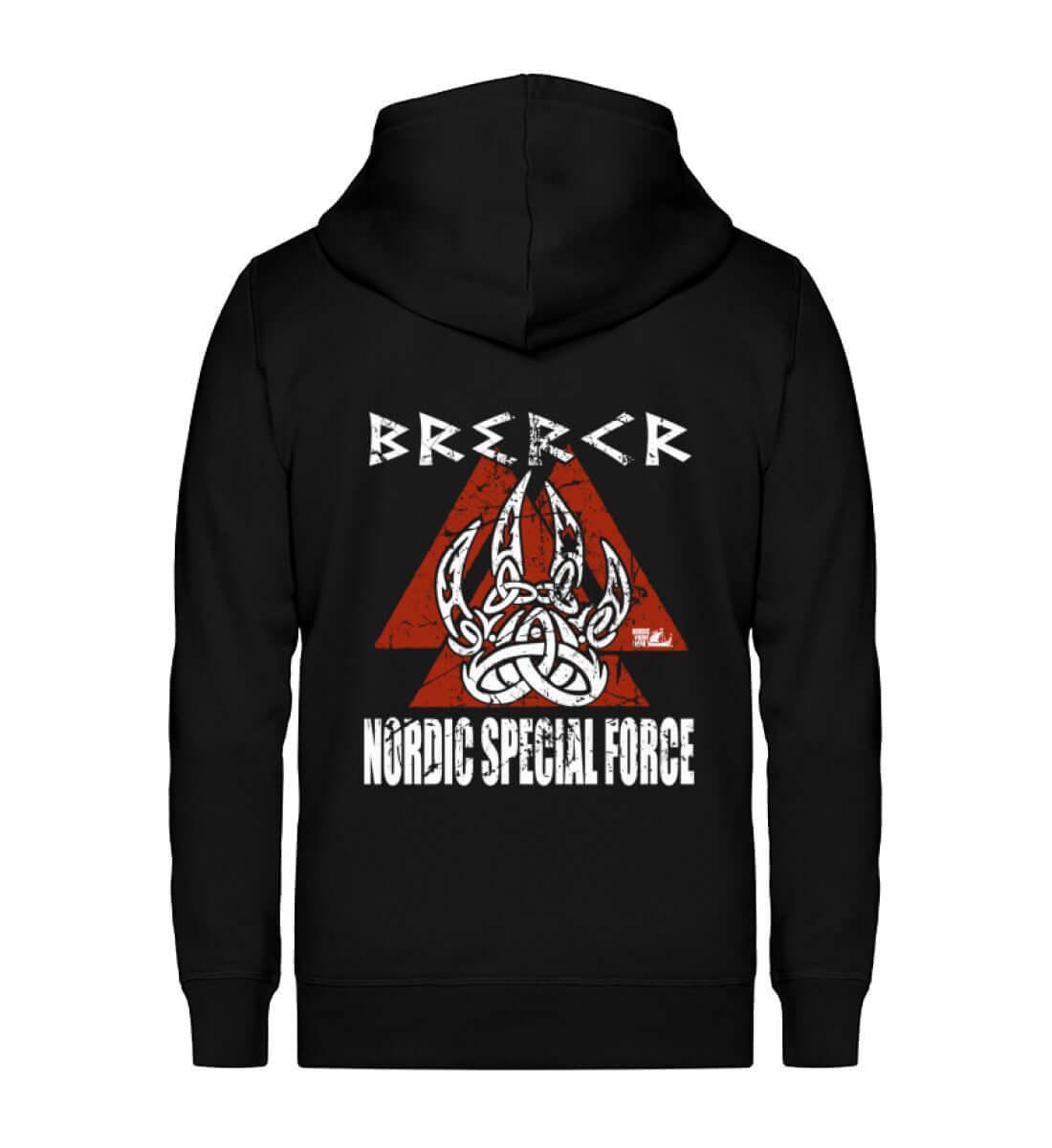 Wikinger-Zipp-Hoodie Berserker "Nordic Special Force" - Nordic Viking Wear
