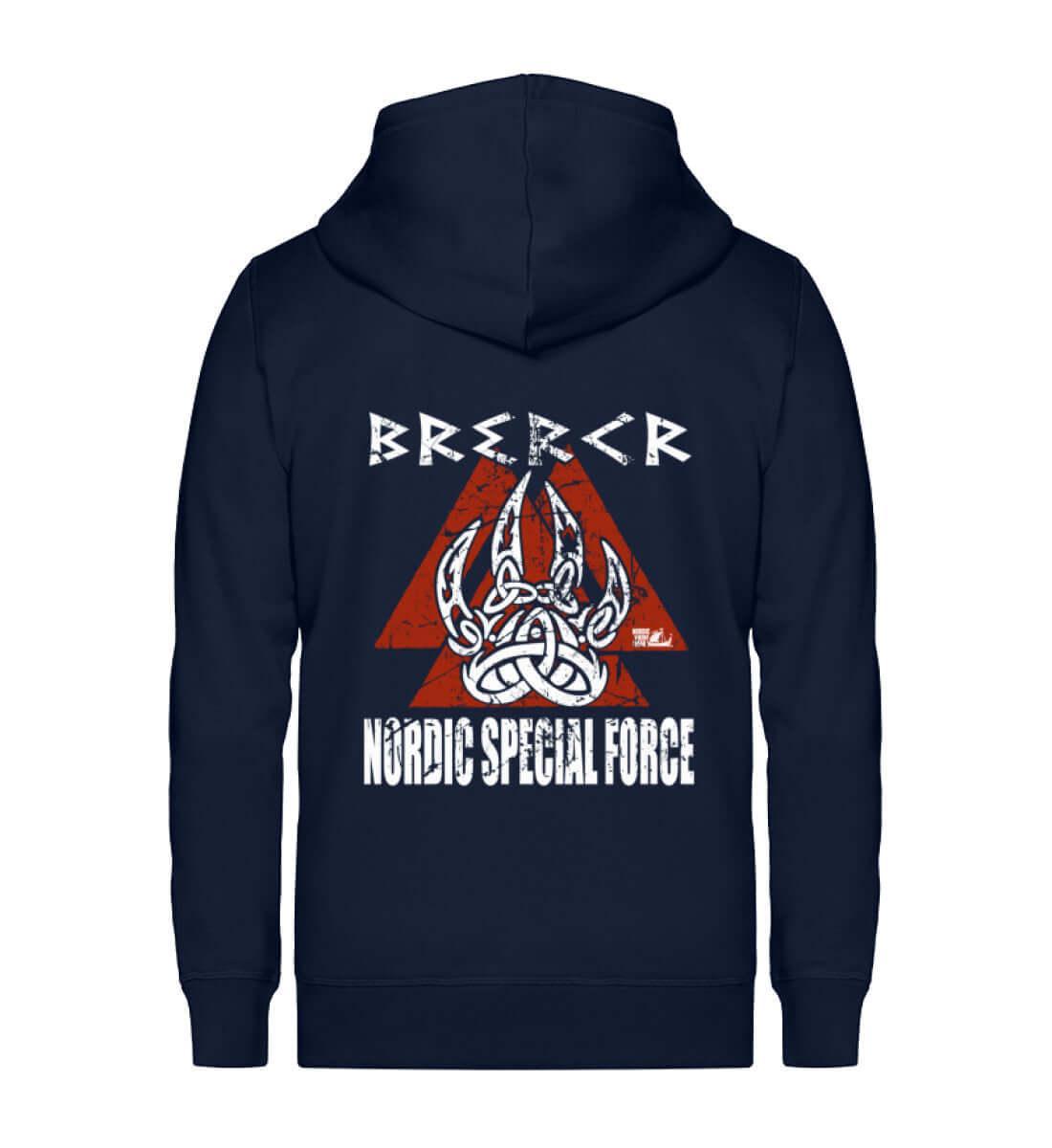 Wikinger-Zipp-Hoodie Berserker "Nordic Special Force" - Nordic Viking Wear
