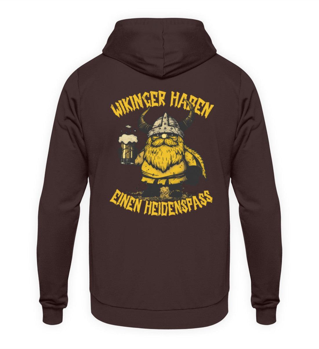 Lustiges Wikinger-Hoodie "Heldenspaß" – Herren Grafiktee mit Biermotiv - Nordic Viking Wear