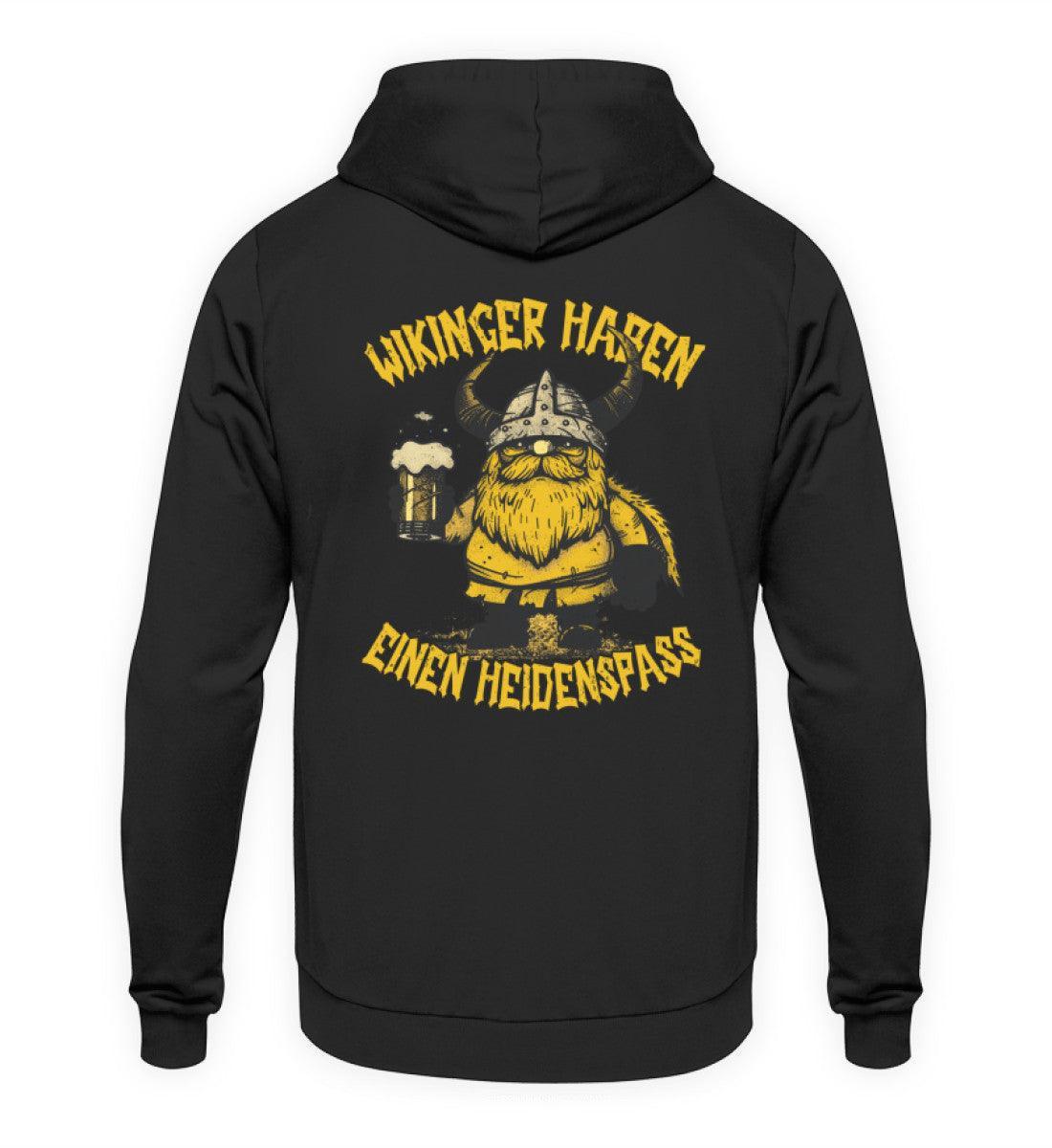 Lustiges Wikinger-Hoodie "Heldenspaß" – Herren Grafiktee mit Biermotiv - Nordic Viking Wear