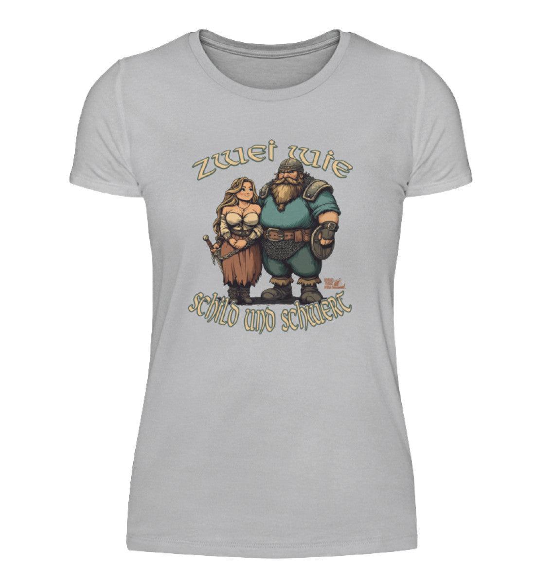 Schildmaiden Premiumshirt Zwei wie Schild und Schwert - Nordic Viking Wear