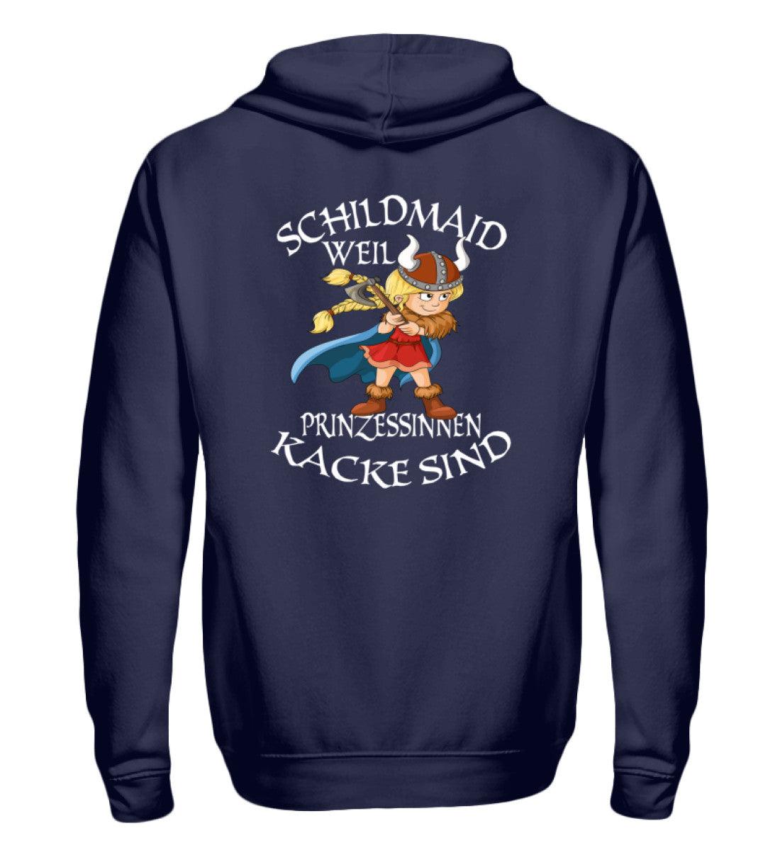 Schildmaid – Weil Prinzessinnen Kacke sind! | Zipp-Hoodie für starke Frauen ⚔💪 - Nordic Viking Wear