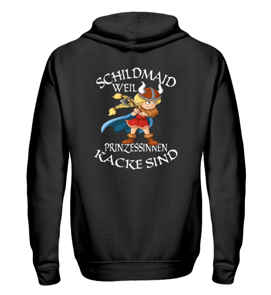 Schildmaid – Weil Prinzessinnen Kacke sind! | Zipp-Hoodie für starke Frauen ⚔💪 - Nordic Viking Wear