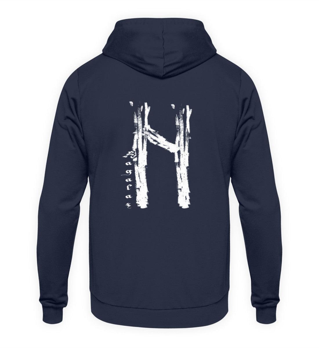 Wikinger Hoodie - Hagalaz Rune - Nordic Viking Wear