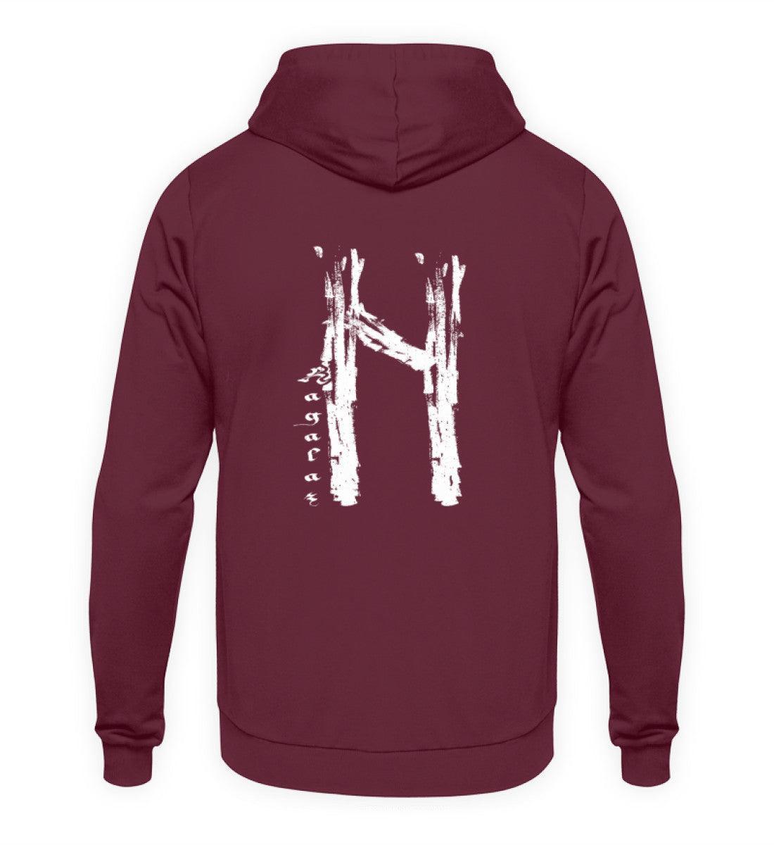 Wikinger Hoodie - Hagalaz Rune - Nordic Viking Wear