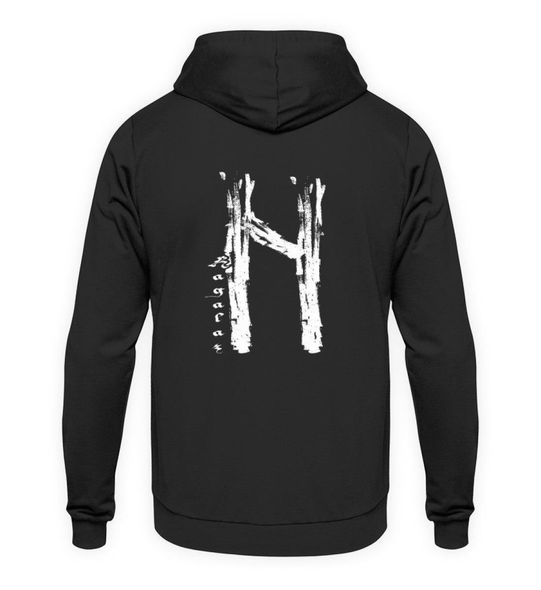 Wikinger Hoodie - Hagalaz Rune - Nordic Viking Wear