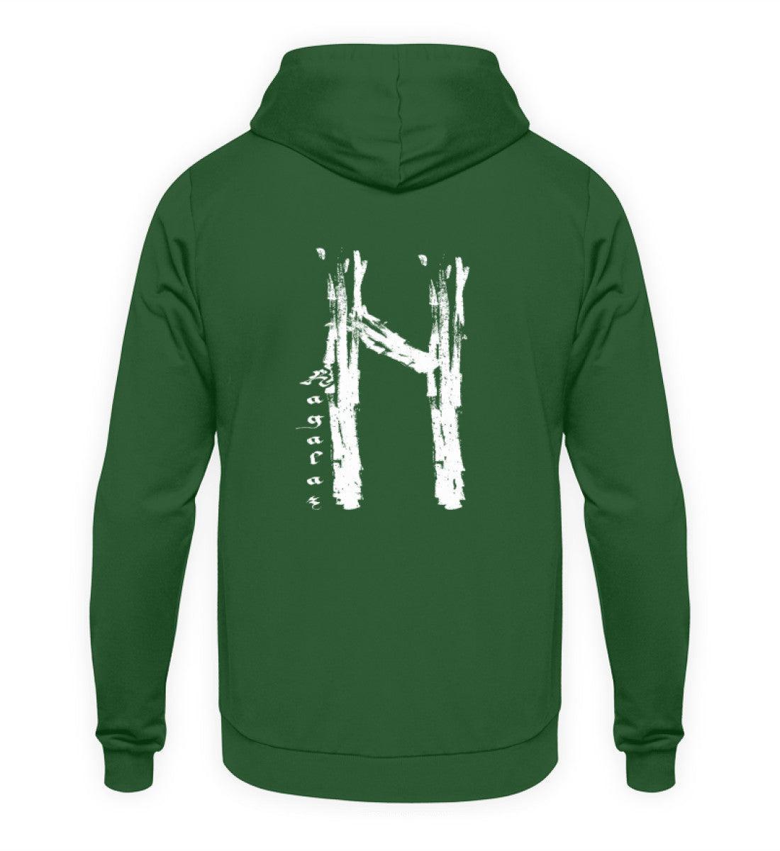 Wikinger Hoodie - Hagalaz Rune - Nordic Viking Wear
