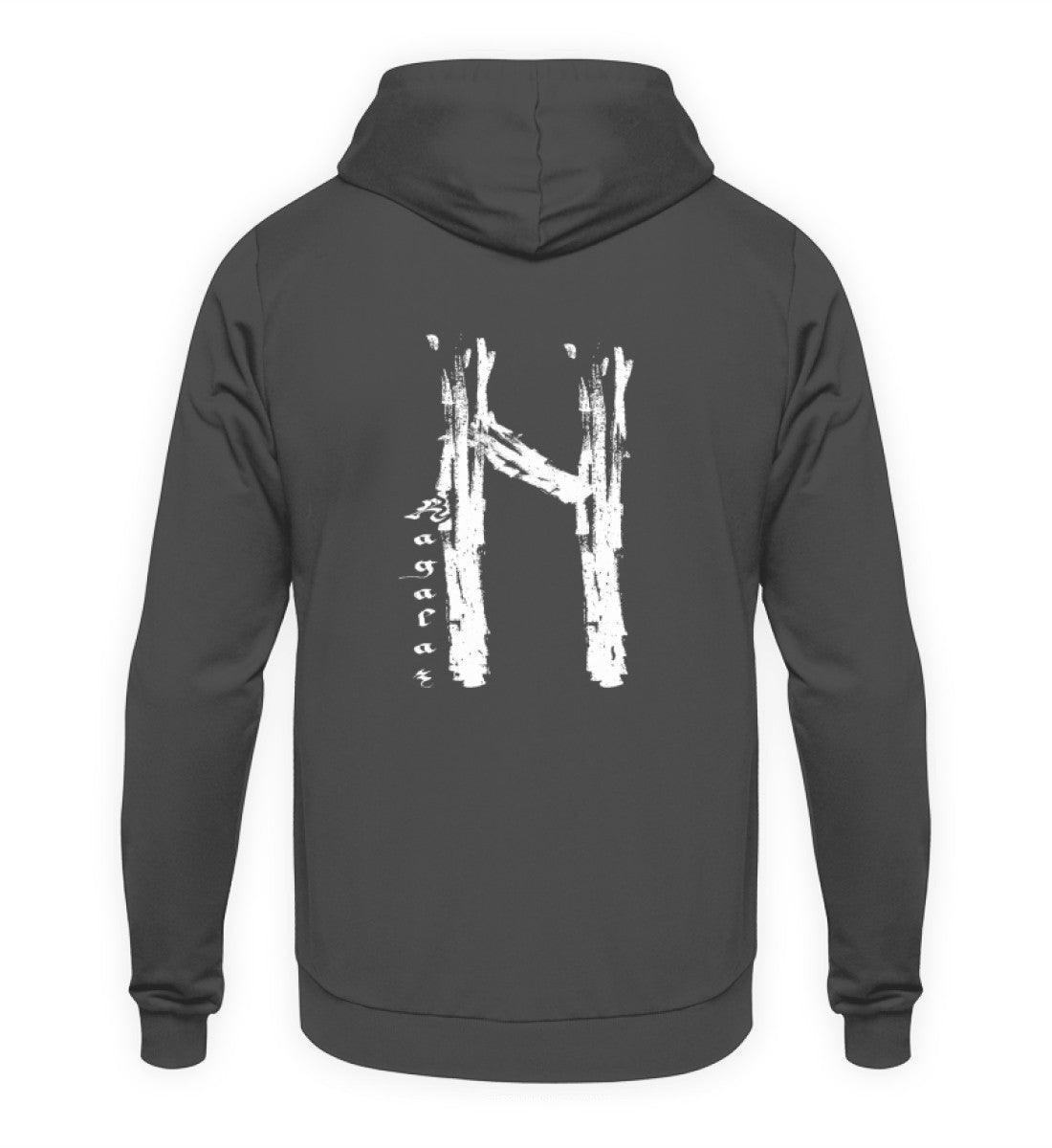 Wikinger Hoodie - Hagalaz Rune - Nordic Viking Wear