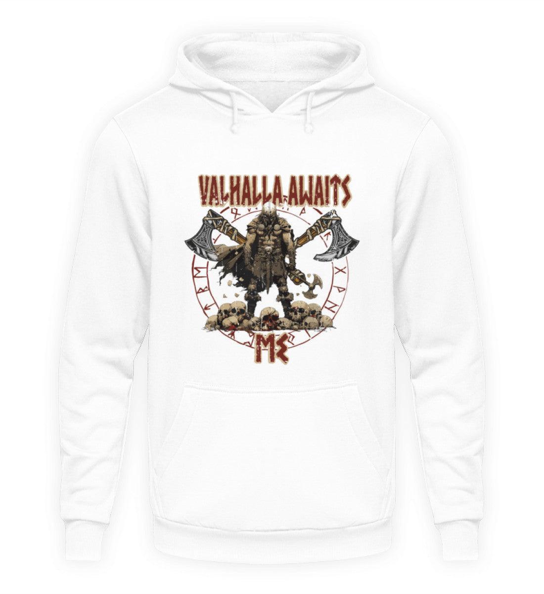 "Valhalla Awaits Me - Krieger Wikinger-Hoodie" - Nordic Viking Wear