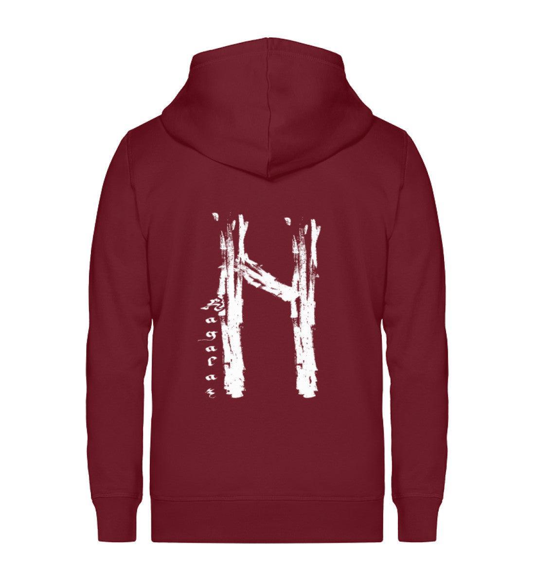 Wikinger Wikinger-ZIP-Hoodie - Hagalaz Rune - Nordic Viking Wear