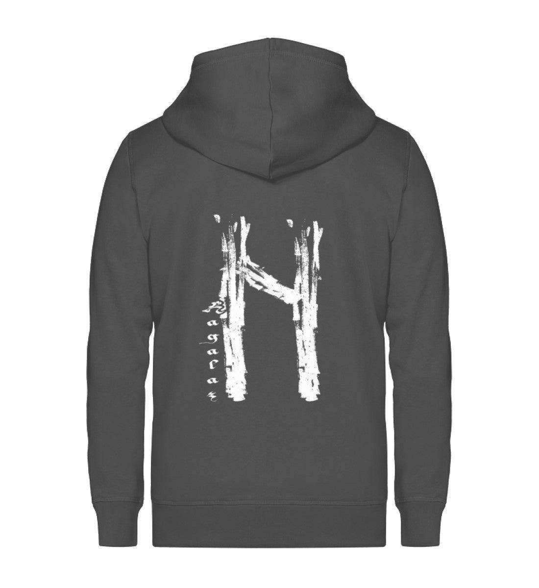 Wikinger Wikinger-ZIP-Hoodie - Hagalaz Rune - Nordic Viking Wear