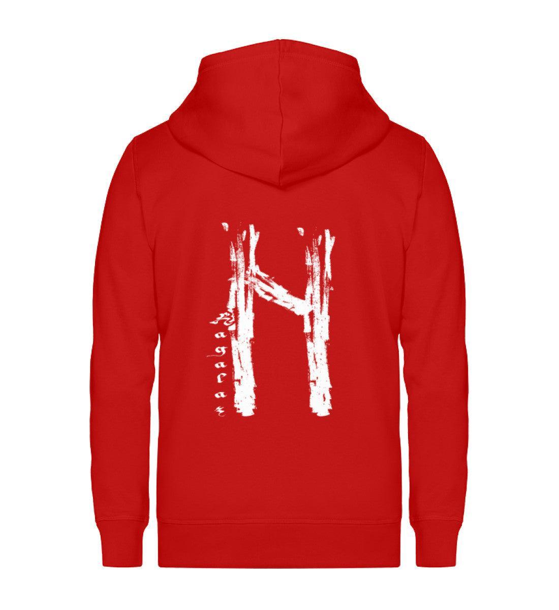 Wikinger Wikinger-ZIP-Hoodie - Hagalaz Rune - Nordic Viking Wear