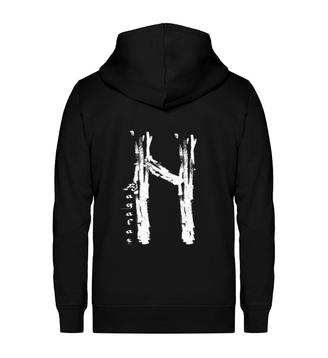 Wikinger Wikinger-ZIP-Hoodie - Hagalaz Rune - Nordic Viking Wear