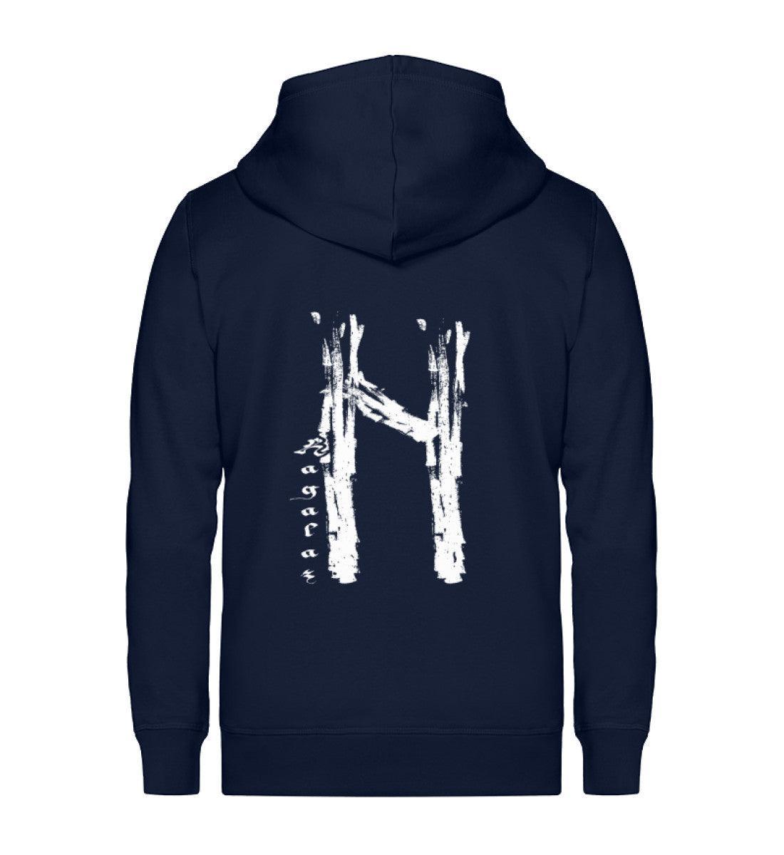 Wikinger Wikinger-ZIP-Hoodie - Hagalaz Rune - Nordic Viking Wear