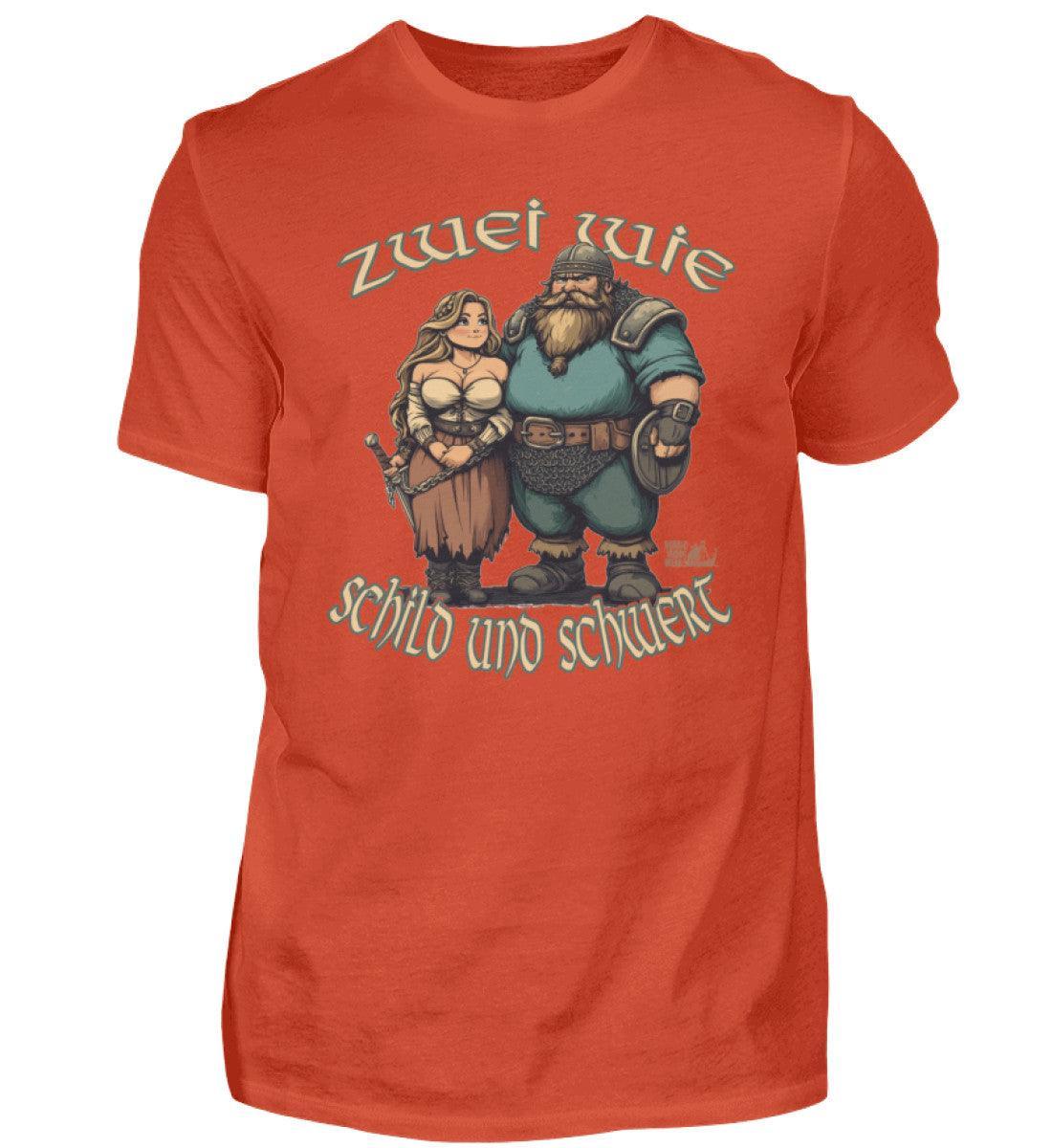 Wikinger Shirt Zwei wie Schild und Schwert - Nordic Viking Wear