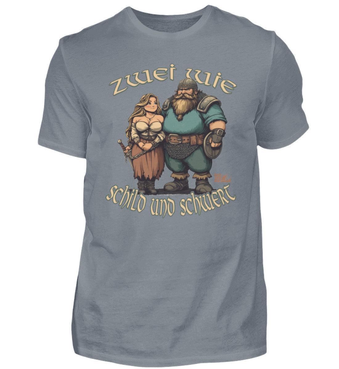 Wikinger Shirt Zwei wie Schild und Schwert - Nordic Viking Wear