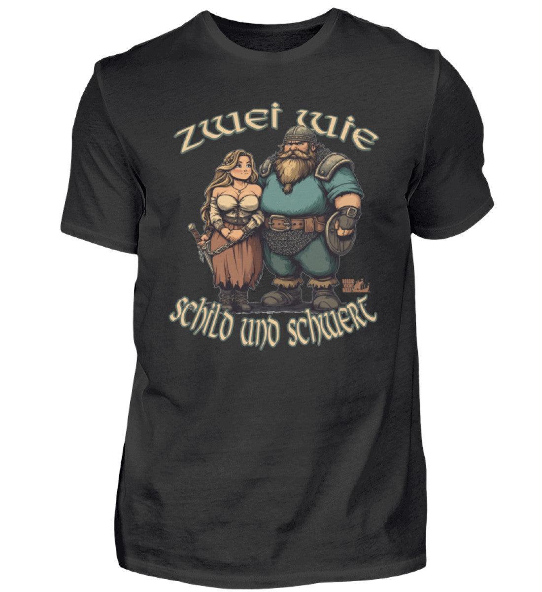 Wikinger Shirt Zwei wie Schild und Schwert - Nordic Viking Wear