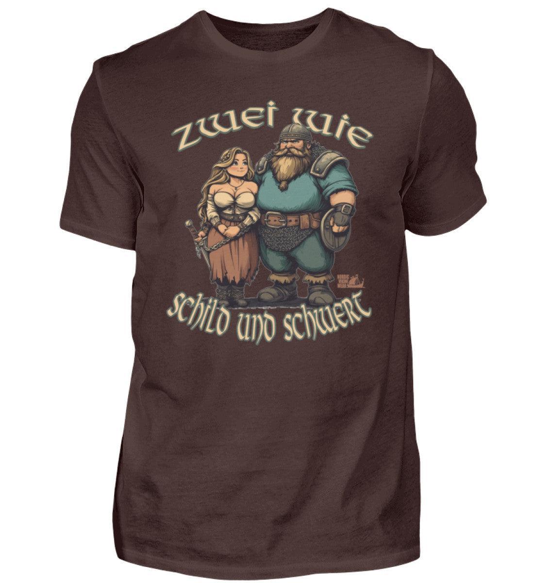 Wikinger Shirt Zwei wie Schild und Schwert - Nordic Viking Wear