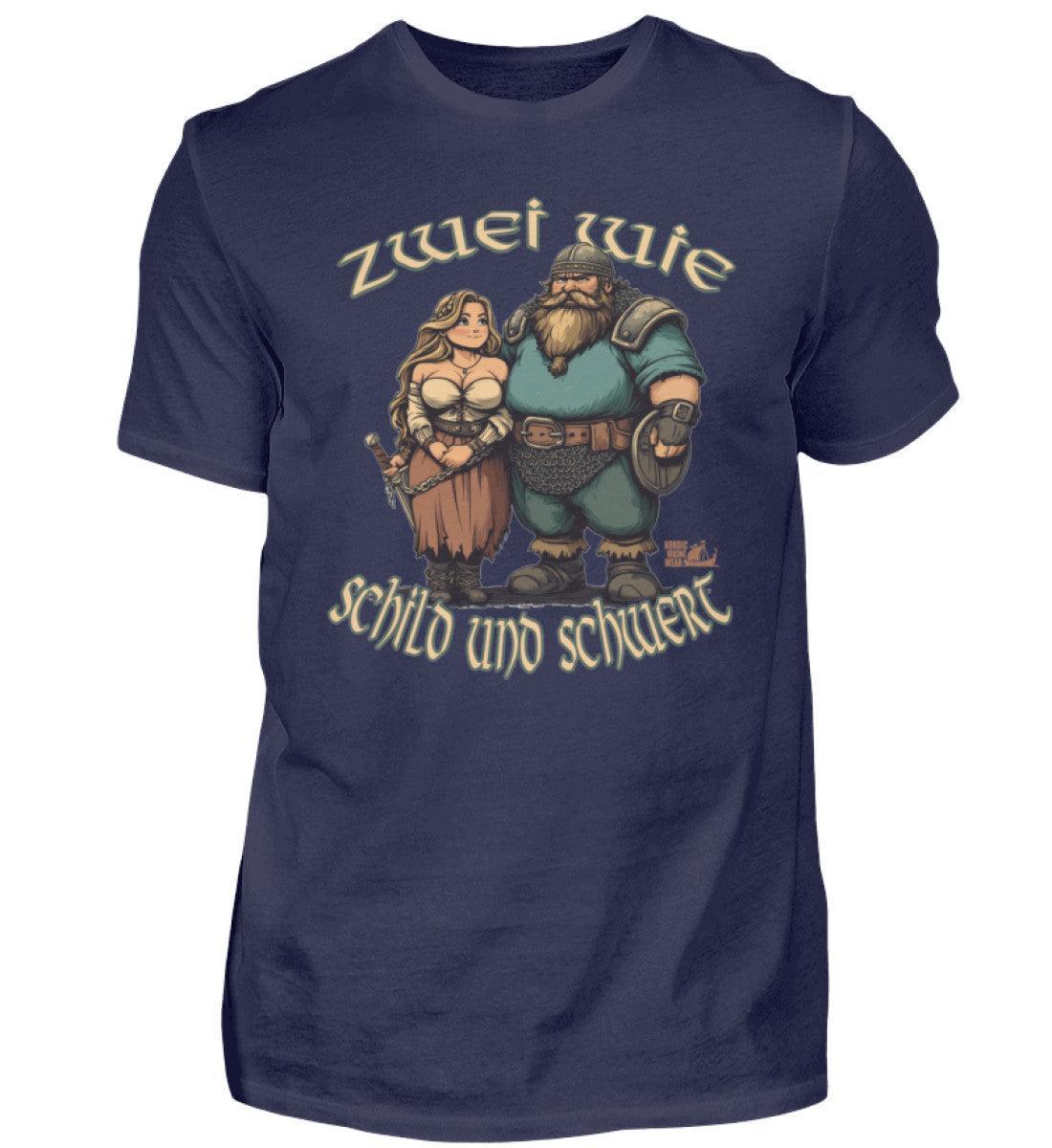 Wikinger Shirt Zwei wie Schild und Schwert - Nordic Viking Wear