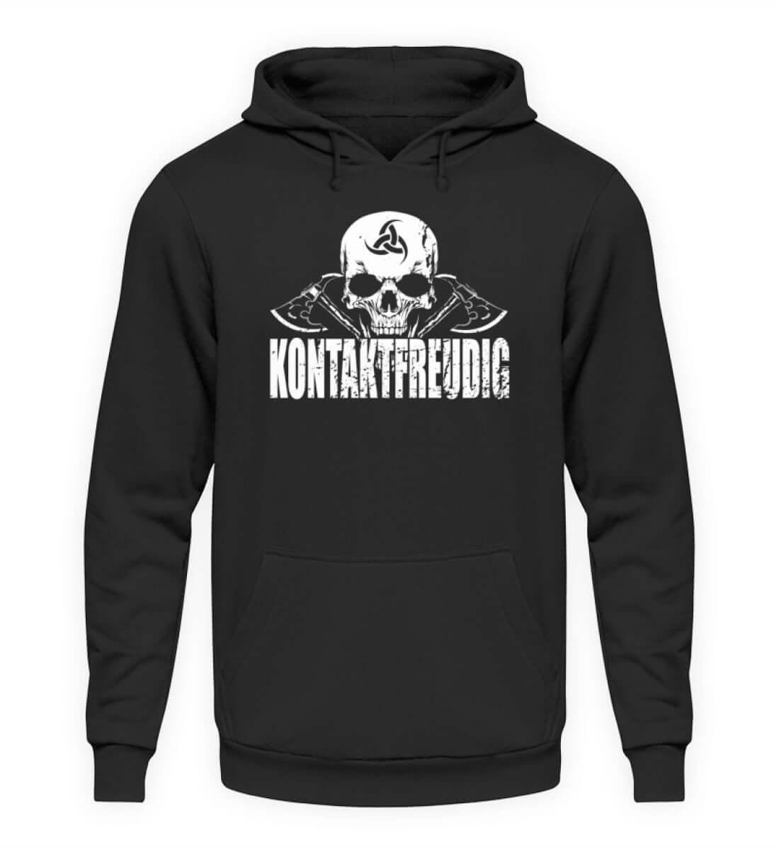 Wikinger Hoodie Kontaktfreudig - Nordic Viking Wear