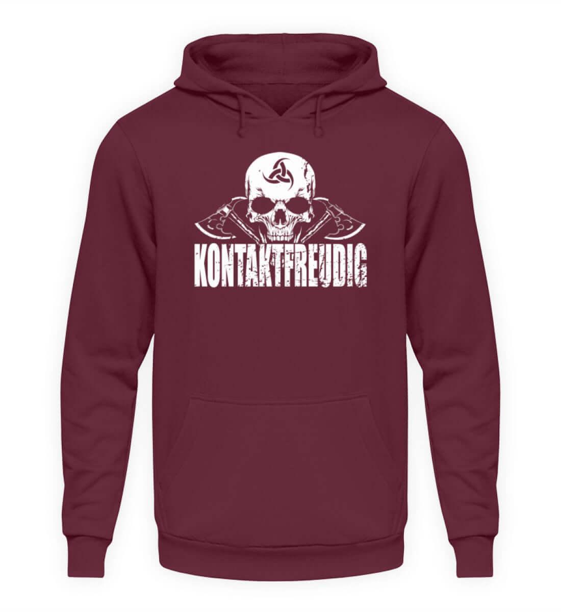 Wikinger Hoodie Kontaktfreudig - Nordic Viking Wear
