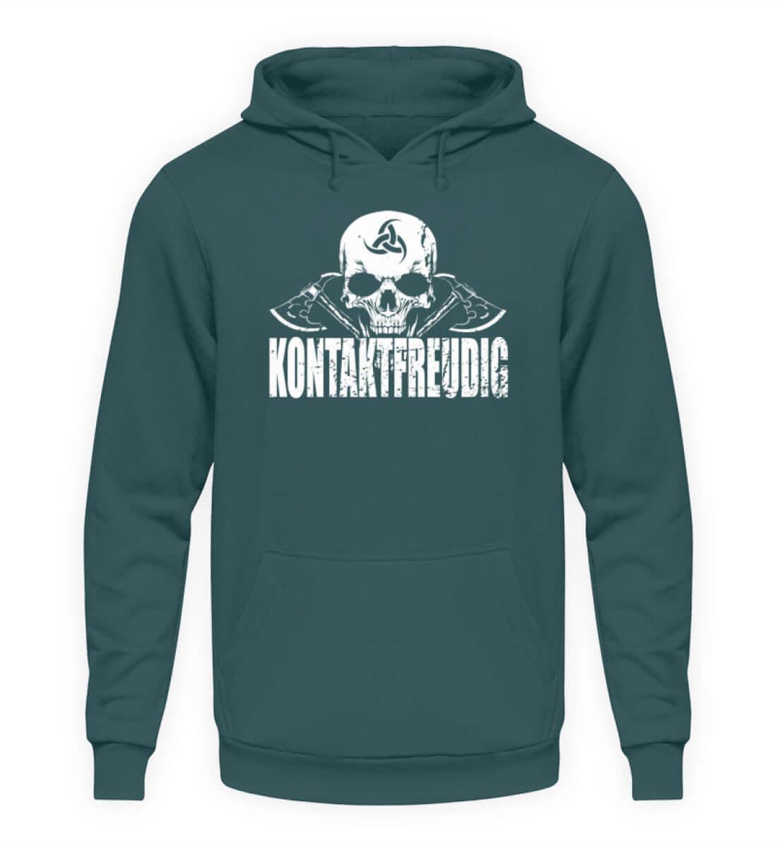 Wikinger Hoodie Kontaktfreudig - Nordic Viking Wear