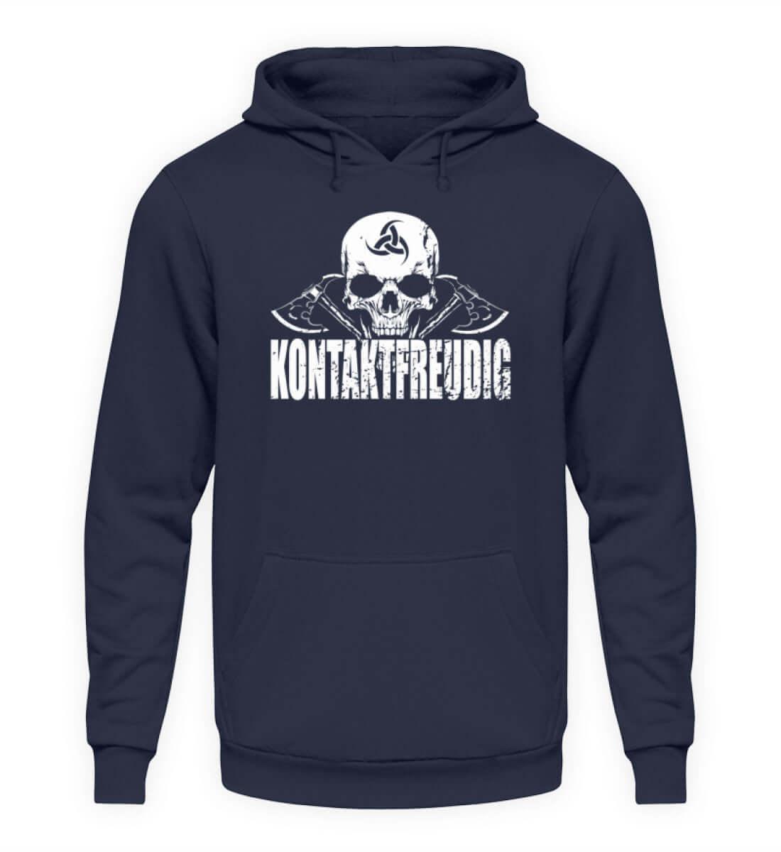 Wikinger Hoodie Kontaktfreudig - Nordic Viking Wear
