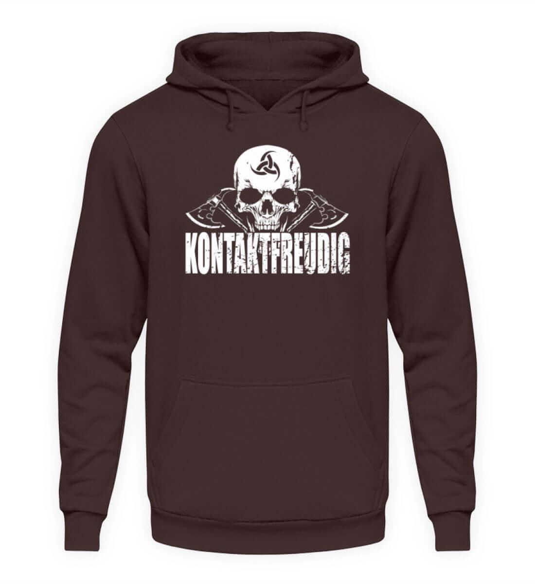 Wikinger Hoodie Kontaktfreudig - Nordic Viking Wear