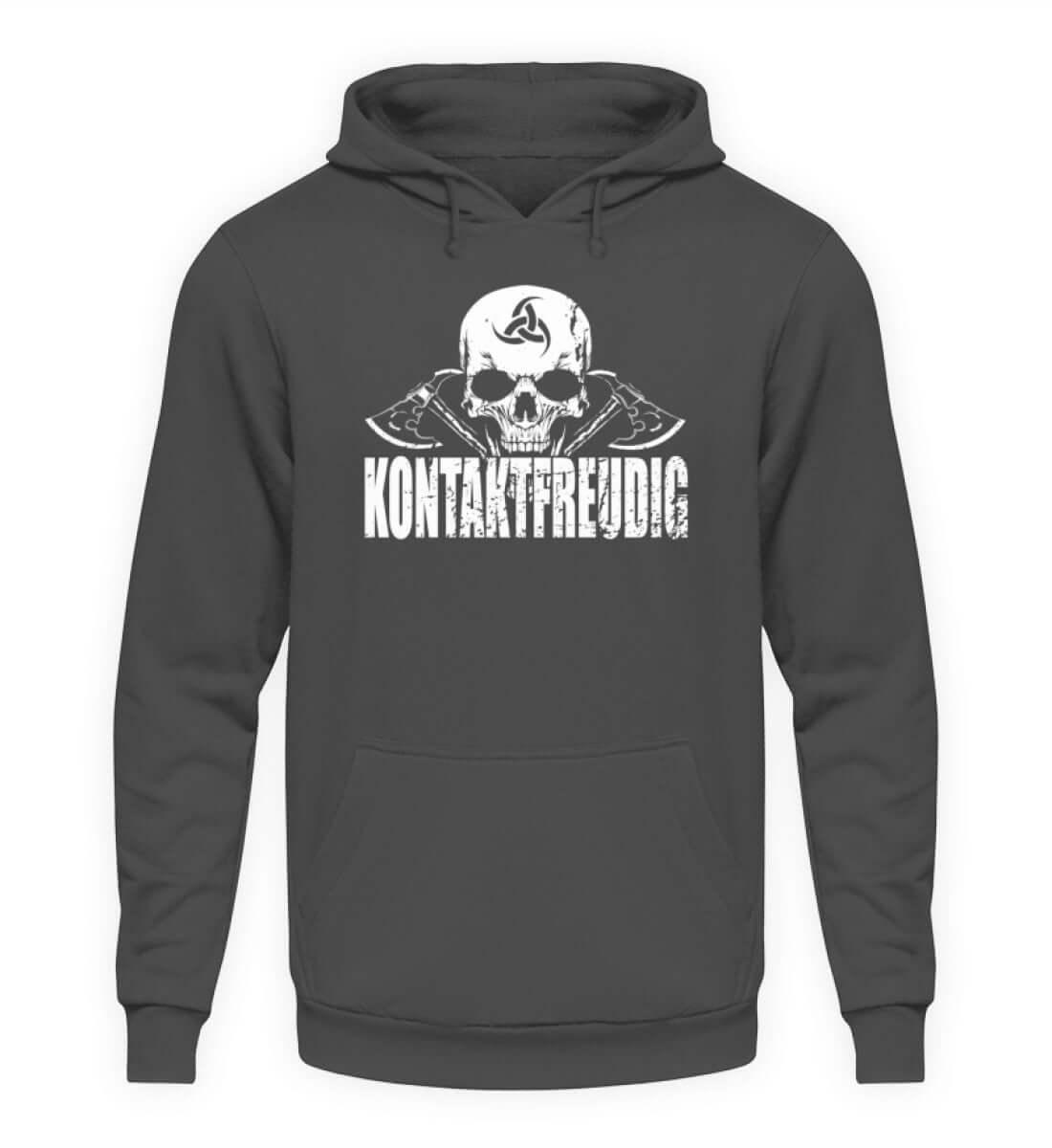 Wikinger Hoodie Kontaktfreudig - Nordic Viking Wear