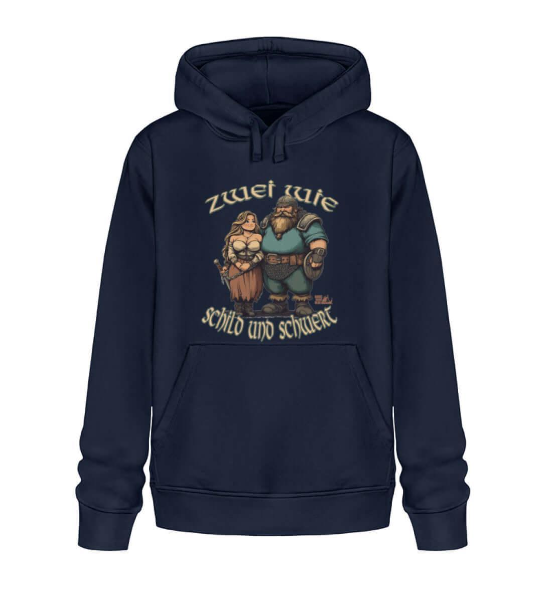 Premium Hoodie Zwei wie Schild und Schwert - Nordic Viking Wear