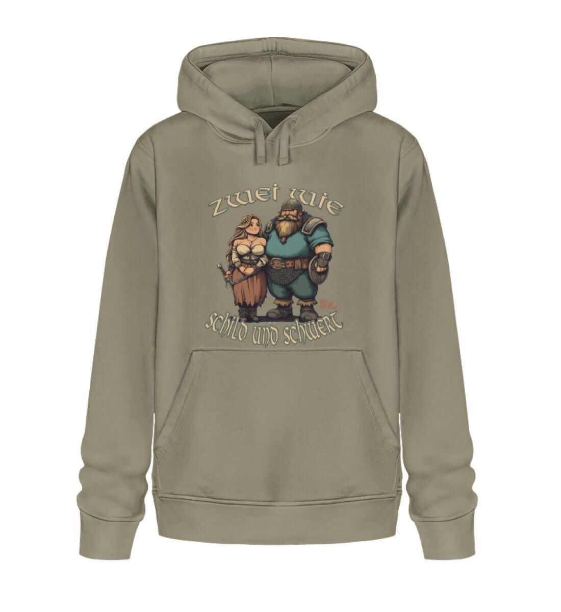Premium Hoodie Zwei wie Schild und Schwert - Nordic Viking Wear