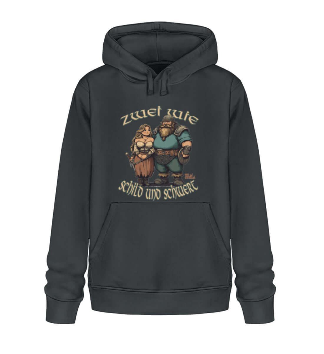 Premium Hoodie Zwei wie Schild und Schwert - Nordic Viking Wear