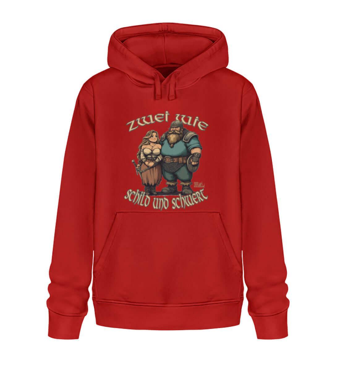 Premium Hoodie Zwei wie Schild und Schwert - Nordic Viking Wear