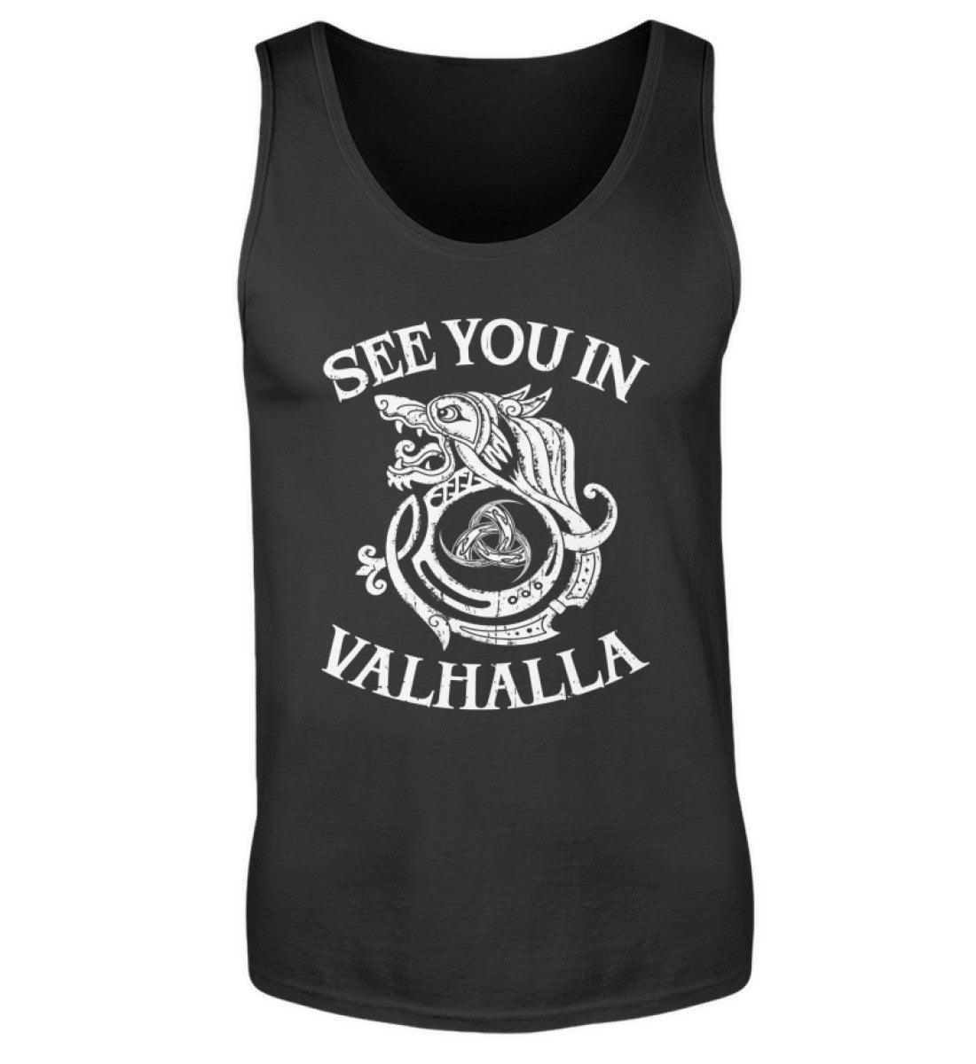 Wikinger Tank Top „See You In Valhalla“ – Furchtloser Ausdruck Nordischer Kultur - Nordic Viking Wear