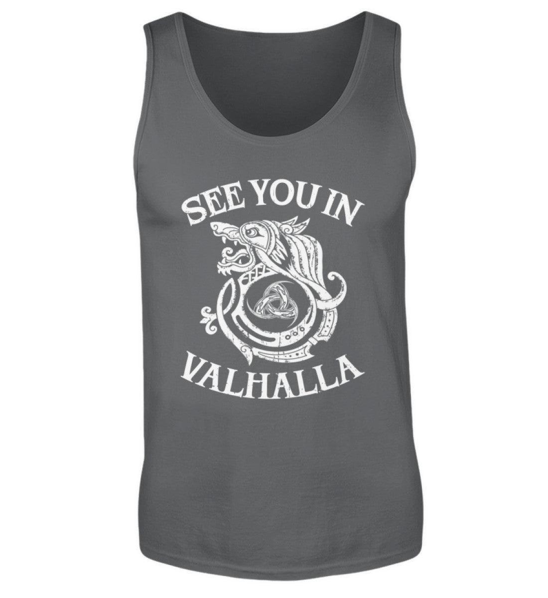 Wikinger Tank Top „See You In Valhalla“ – Furchtloser Ausdruck Nordischer Kultur - Nordic Viking Wear