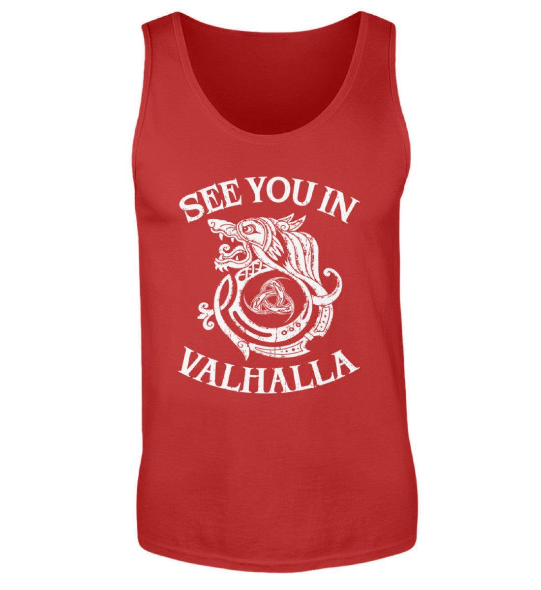 Wikinger Tank Top „See You In Valhalla“ – Furchtloser Ausdruck Nordischer Kultur - Nordic Viking Wear