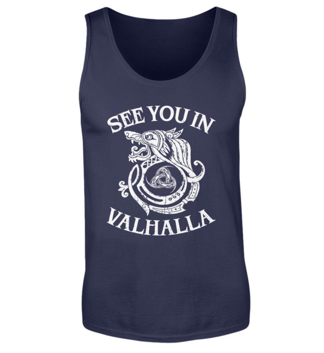 Wikinger Tank Top „See You In Valhalla“ – Furchtloser Ausdruck Nordischer Kultur - Nordic Viking Wear