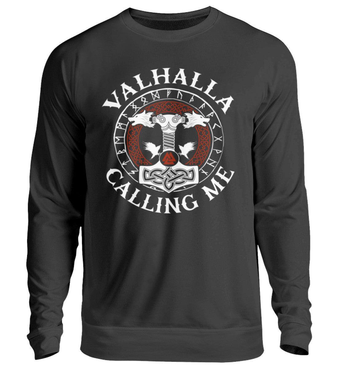 Wikinger Sweatshirt "Valhalla Calling Me - Nordic Viking Wear