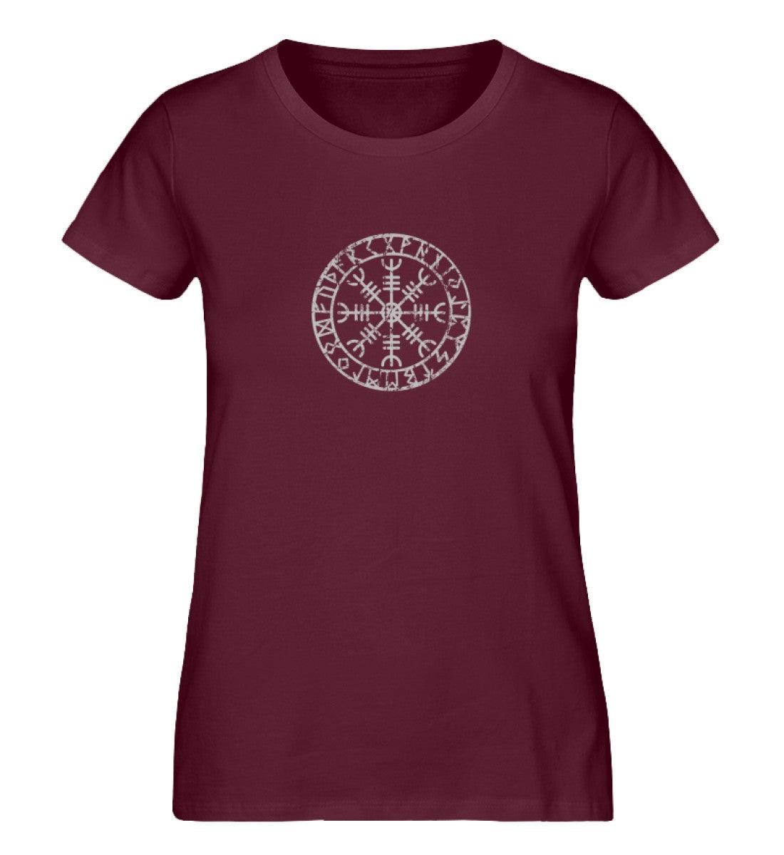 Schildmaiden Expresser Shirt „Helm of Awe T-Shirt – Wikinger Runen Symbol für Schutz und Stärke“ - Nordic Viking Wear