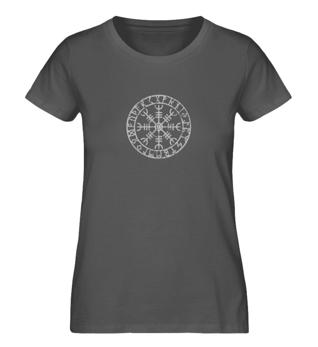 Schildmaiden Expresser Shirt „Helm of Awe T-Shirt – Wikinger Runen Symbol für Schutz und Stärke“ - Nordic Viking Wear