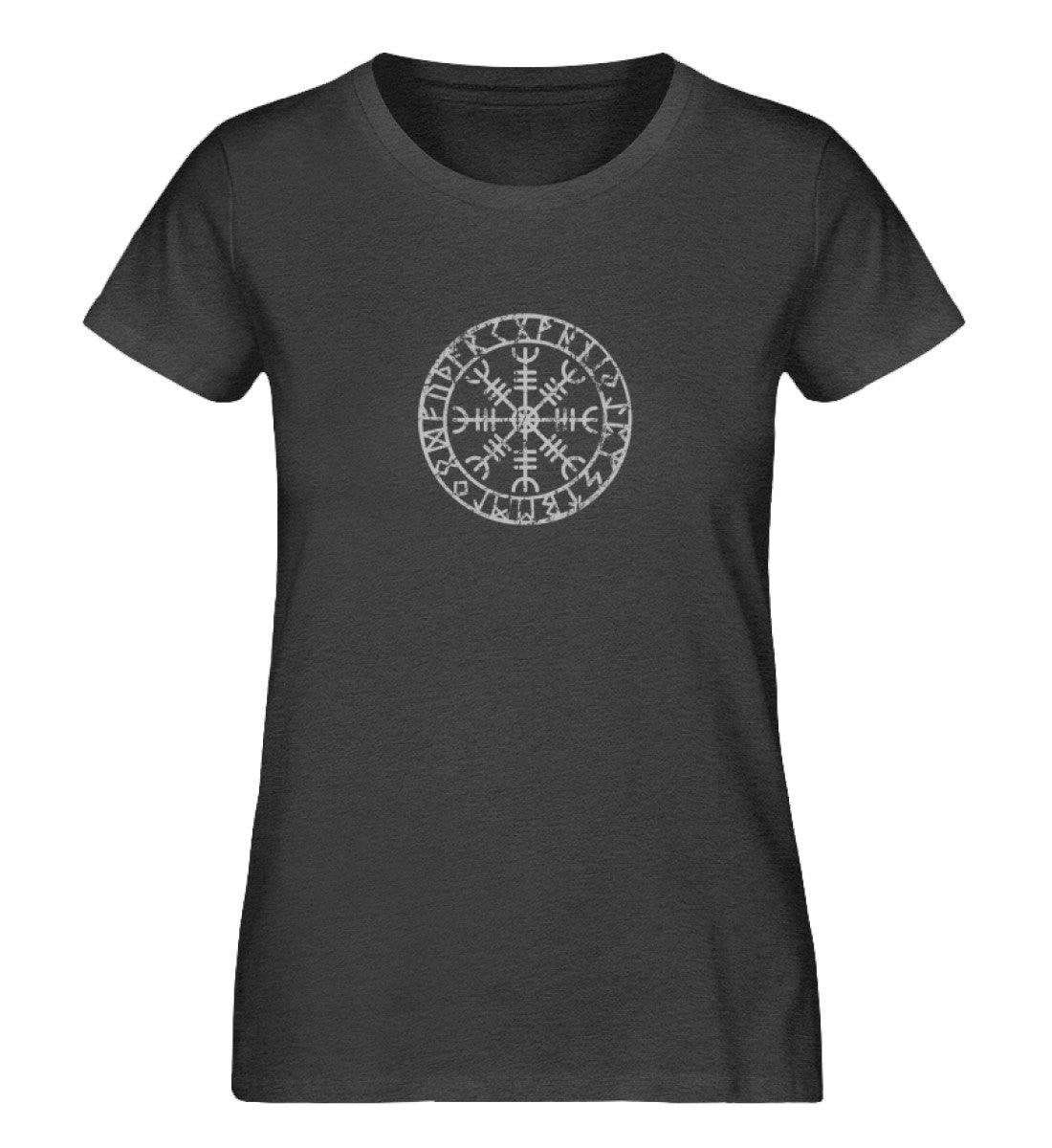 Schildmaiden Expresser Shirt „Helm of Awe T-Shirt – Wikinger Runen Symbol für Schutz und Stärke“ - Nordic Viking Wear